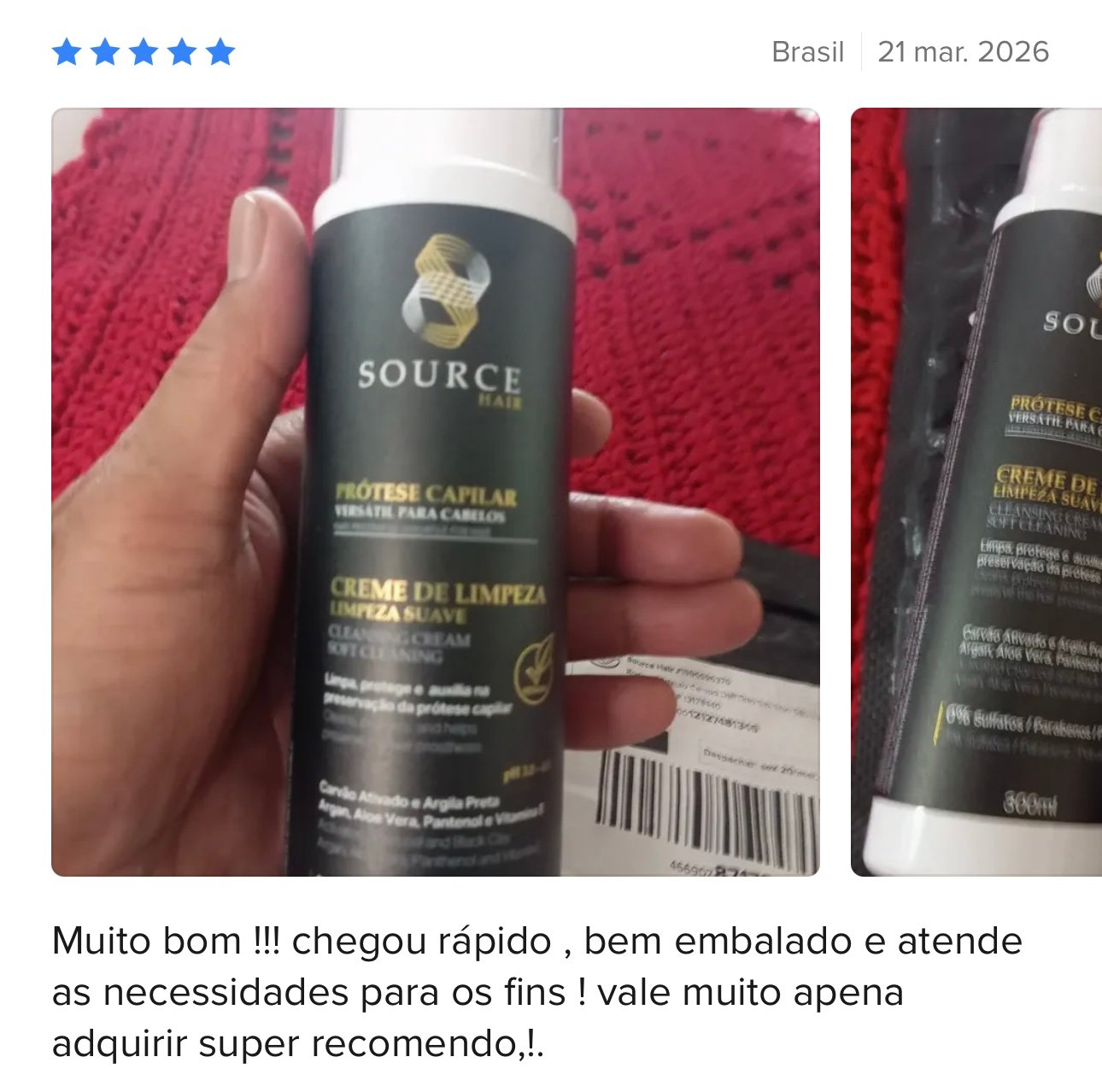 Avaliação de cliente 8